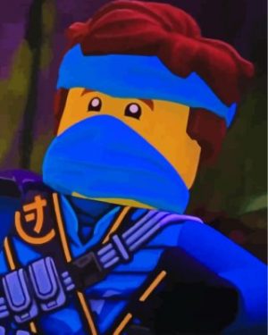 Ninjago Jay Lego Paint By Numbers