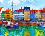 Nyhavn Copenhagen Paint By Number