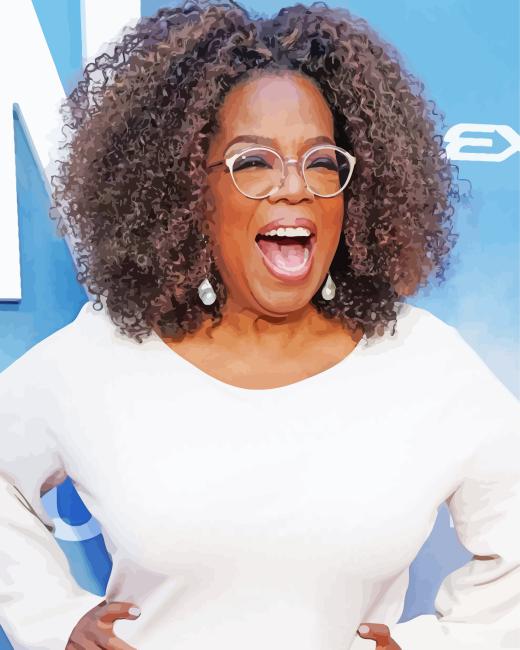Oprah Winfrey American Host paint by numbers