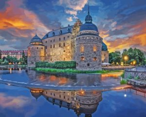 Orebro Castle Sweden Paint By Number