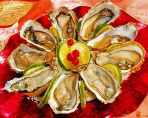 Oyster And limes Paint By Numbers