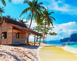 Palawan Tropical Island Paint By Number