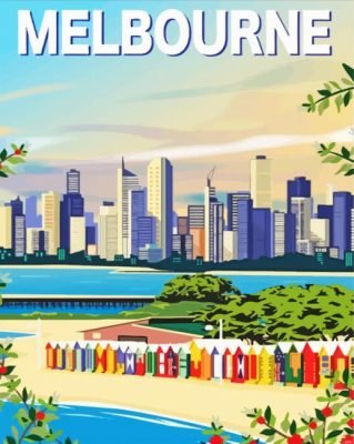 Perth Australia Paint By Number