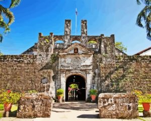 Cebu Fort San Pedro Philippines Paint By Numbers