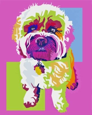 Pop Art Cockapoo Paint By Number