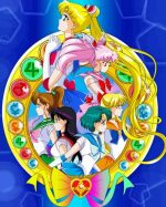 Powerful Sailor Scout Paint By Number