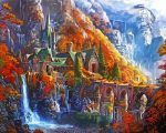 Rivendell Middle Earth Paint By Number