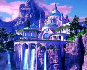 Rivendell Purple Landscape Paint By Number