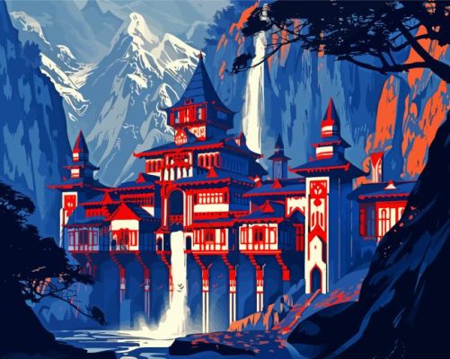 LOTR Rivendell Paint By Number