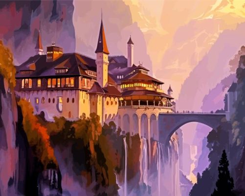 The Lord of the Rings Rivendell Paint By Number