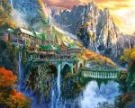 Rivendell Landscape Paint By Number