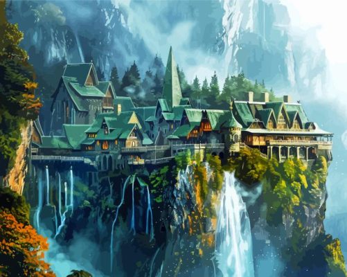 Rivendell LOTR Paint By Number