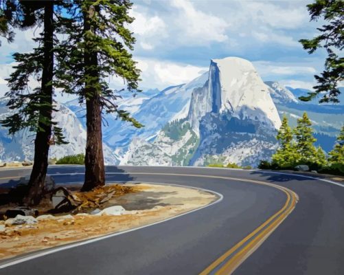 Road To El Capitan Paint By Number