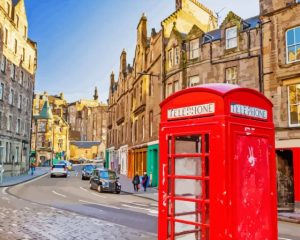Royal Mile Street Edinburgh Paint by numbers