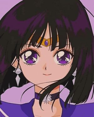 Sailor Saturn Paint By Number