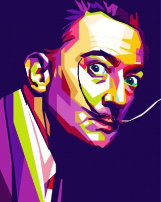 Salvador Dali Pop Art Paint By Number