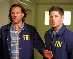 Sam And Dean Supernatural Paint By Numbers Sam And Dean Supernatural Paint By Number