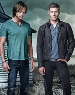 Sam And Dean Paint By Number