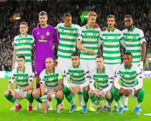 Scotland Celtic Football Team paint by numbers