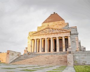Shrine of Remembrance Melbourne Paint By Number