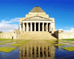 Shrine of Remembrance Paint By Number