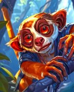 Slow Loris Art Paint By Number