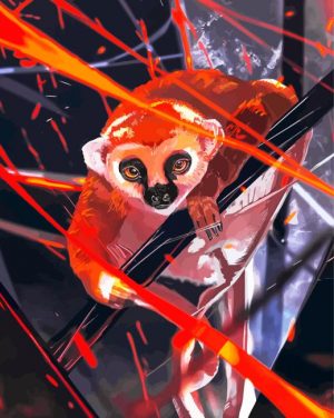Slow Loris Art Paint By Number