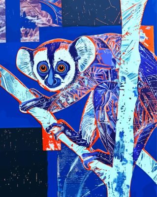 Lorisidae Animal Paint By Number