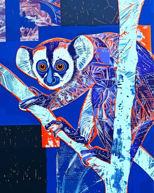 Lorisidae Animal Paint By Number