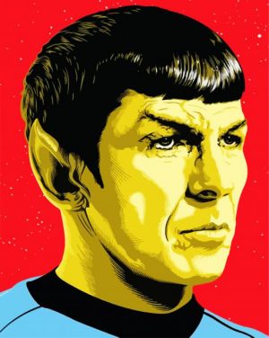Star Trek Mr Spock Paint By Number