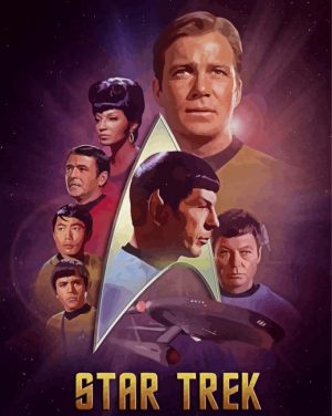 Star Trek Serie Poster Paint By Number