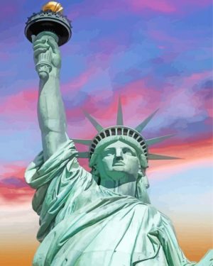 Statue of liberty nyc paint by numbers