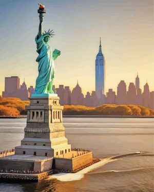 Statue of liberty paint by numbers
