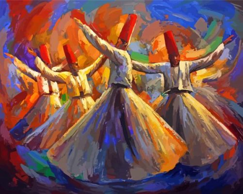 Sufi Men Art Paint By Number