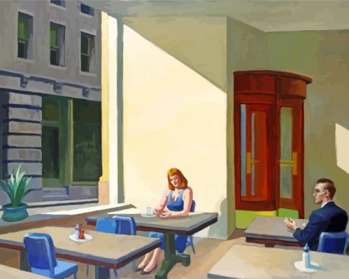 Sunlight in a Cafeteria Paint By Number