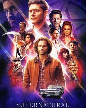 Supernatural Poster Art Paint By Number