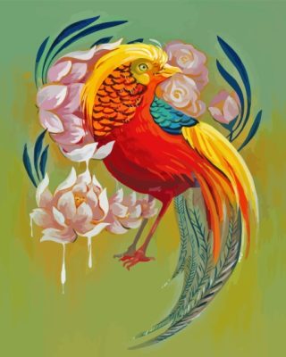 The Golden Pheasant Paint By Number