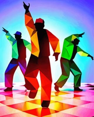 The Hip Hop Dancers paint by numbers