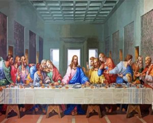 The Lords Supper paint by numbers