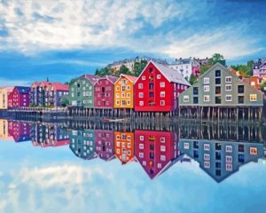 Trondheim Norway Paint By Numbers