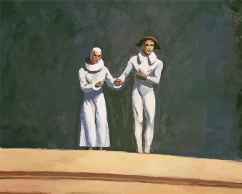 Two Comedians Paint By Number