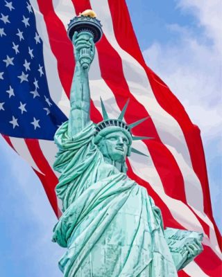 US Statue Of Liberty paint by numbers