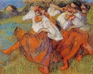 Ukrainian Dancers By Edgar Degas Paint By Numbers
