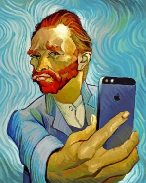 Van Gogh Selfie Paint By Number