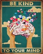 Vintage Poster Be Kind To Your Mind paint by numbers