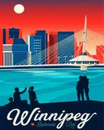 Canada Winnipeg Poster Paint By Numbers