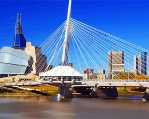 Winnipeg Bridge Paint By Numbers