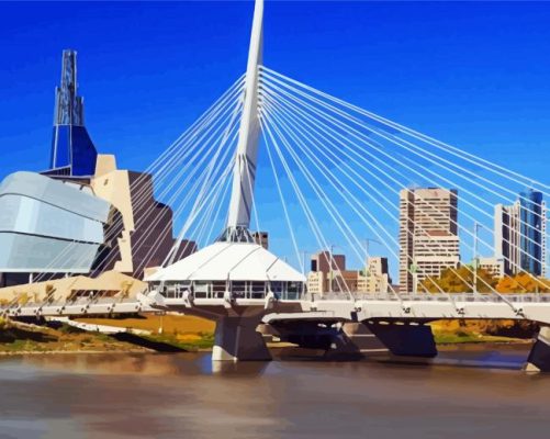 Winnipeg Bridge Paint By Numbers