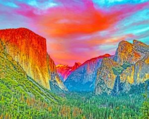 Yosemite National Park Paint By Numbers