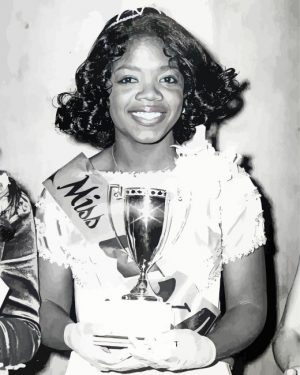 Young Oprah paint by numbers